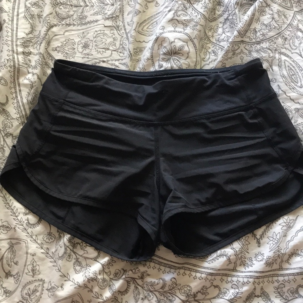 Lululemon Speed Short - Black, size 4